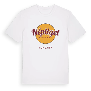 Népliget cirkel t-shirt – ekologisk bomull t-shirt från Pinshirt
