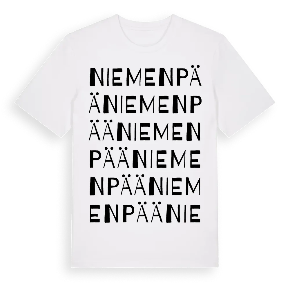 Niemenpää ordlek t-shirt i miljö