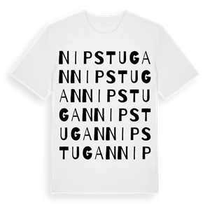 Nipstugan ordlek t-shirt – ekologisk bomull t-shirt från Pinshirt