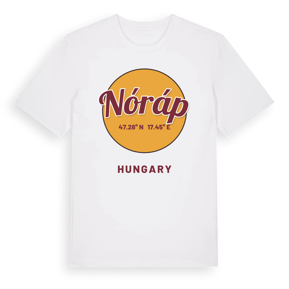 Nóráp cirkel t-shirt – White, i miljö