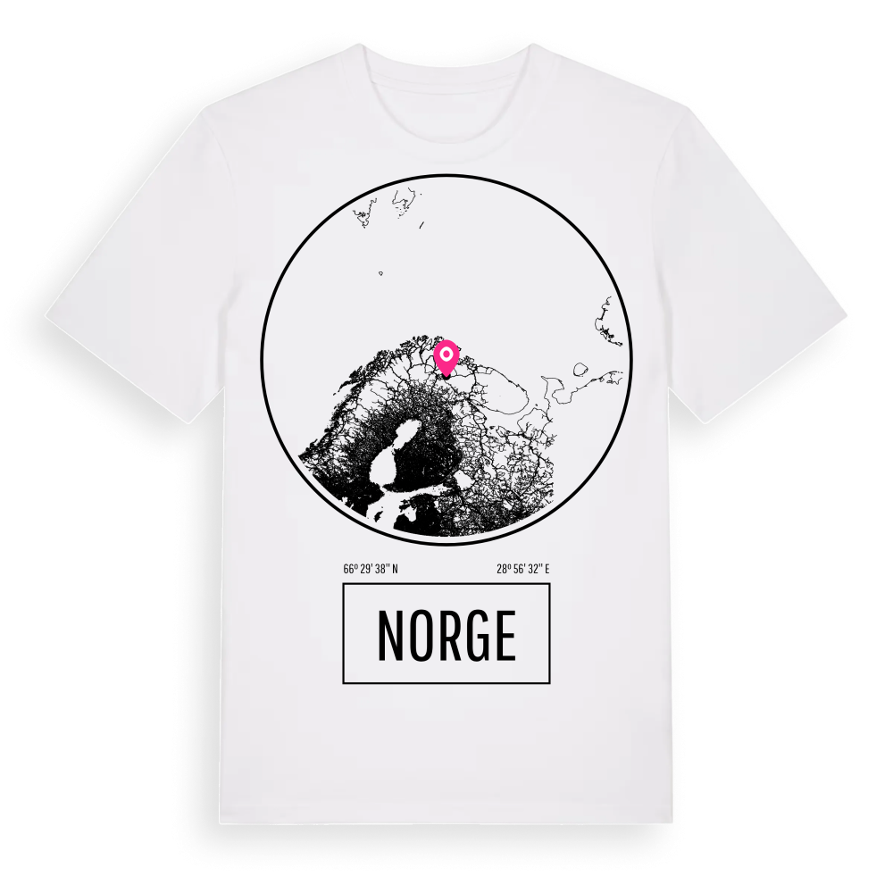 Norge t-shirt – White, i miljö