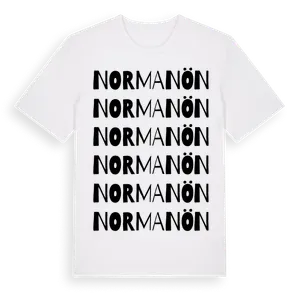 Normanön ordlek t-shirt – ekologisk bomull t-shirt från Pinshirt