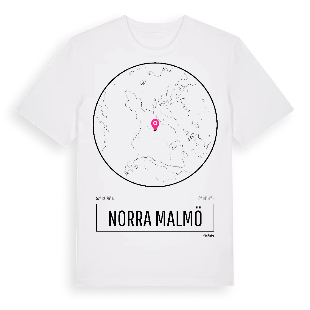 Norra Malmö t-shirt – White, i miljö