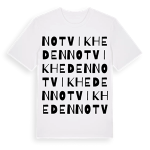 Notvikheden ordlek t-shirt – ekologisk bomull t-shirt från Pinshirt