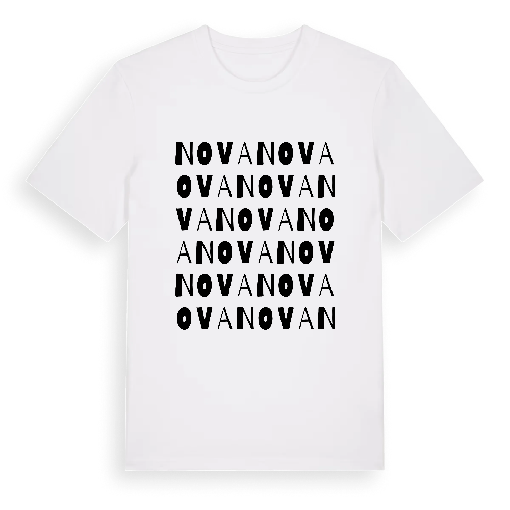 Nova ordlek t-shirt – White, i miljö