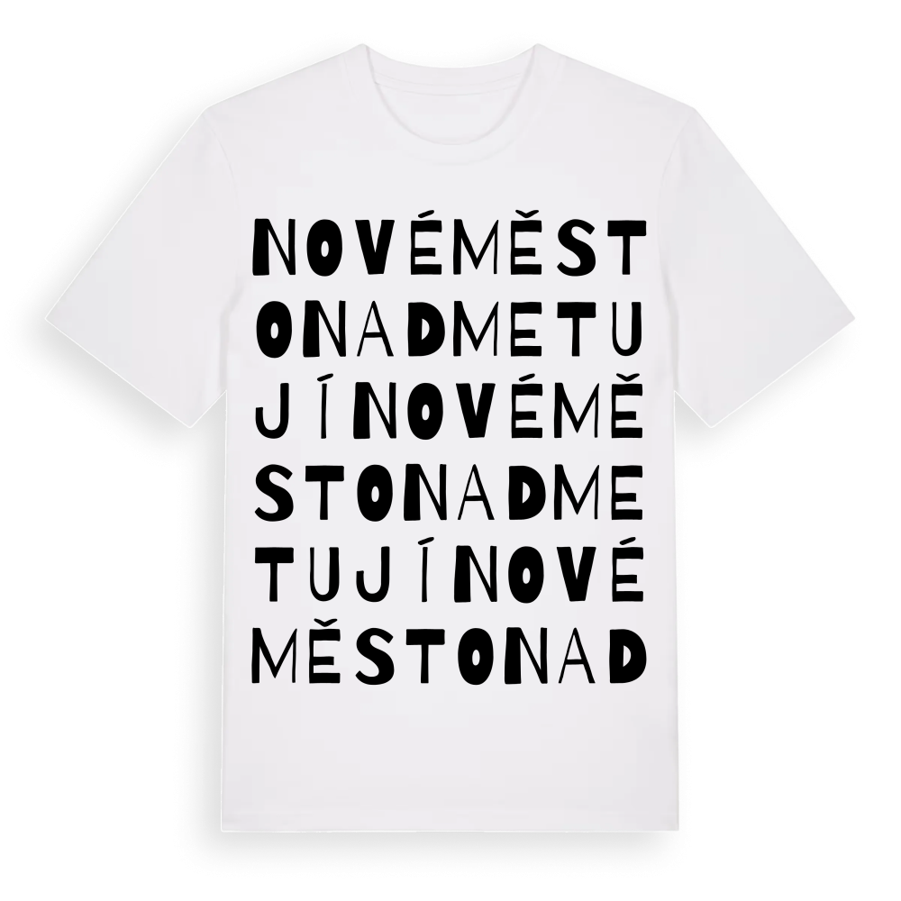 Nové Město nad Metují ordlek t-shirt – White, i miljö