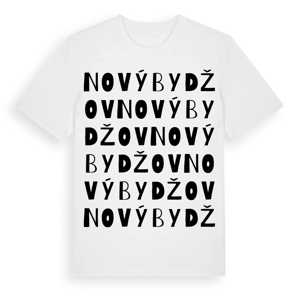 Nový Bydžov ordlek t-shirt – White, i miljö
