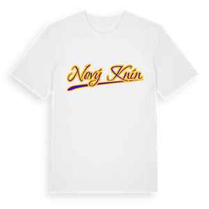 Nový Knín baseball t-shirt – ekologisk bomull t-shirt från Pinshirt