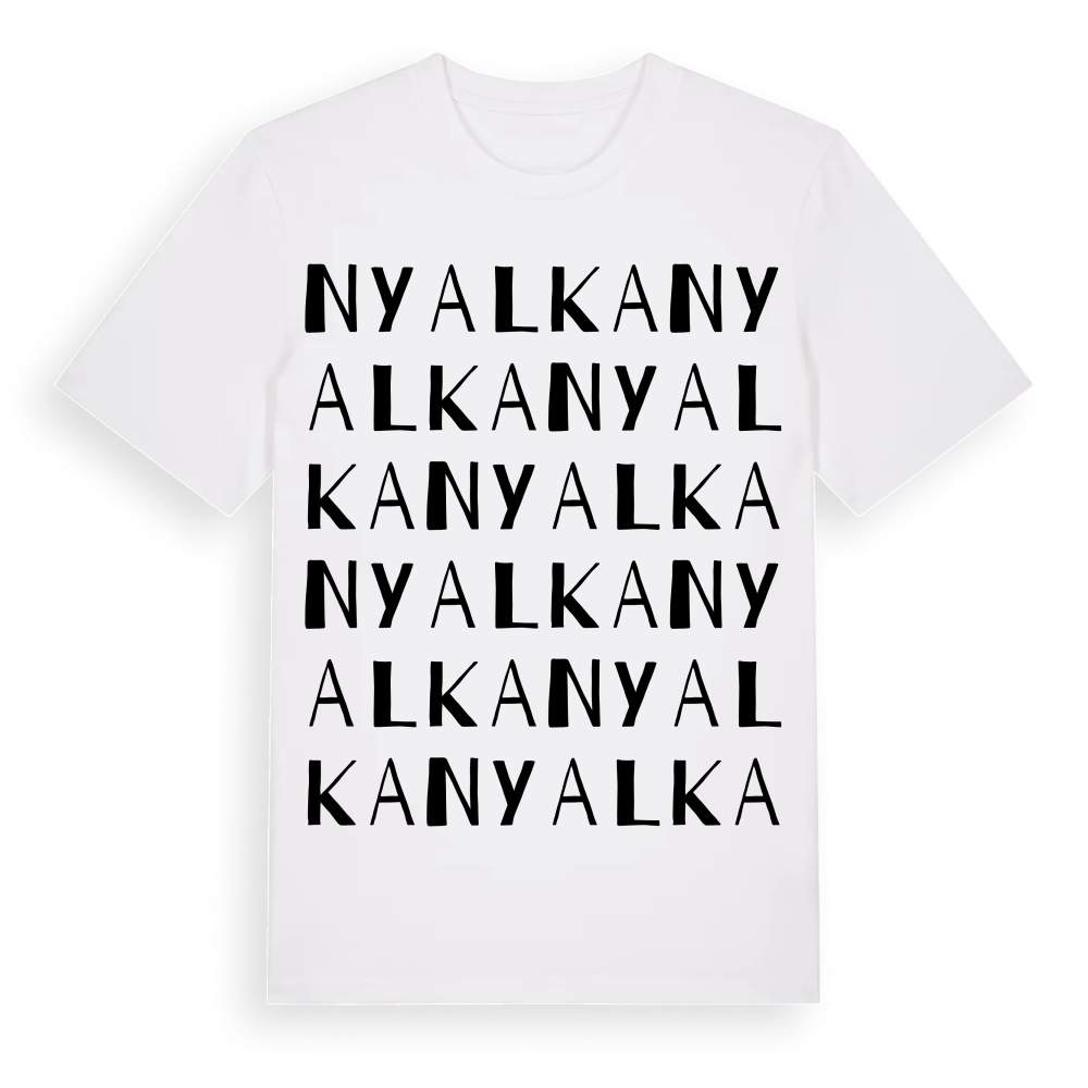 Nyalka ordlek t-shirt – White, i miljö