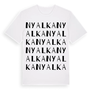 Nyalka ordlek t-shirt – ekologisk bomull t-shirt från Pinshirt