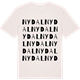 Vintage White t-shirt med Nydal ordlek t-shirt