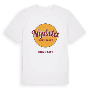 Nyésta cirkel t-shirt – ekologisk bomull t-shirt från Pinshirt