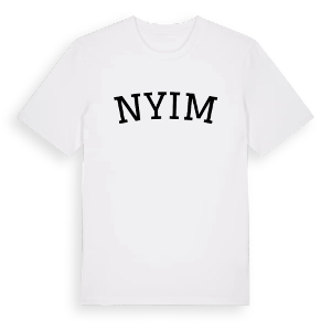 Nyim böjd t-shirt – ekologisk bomull t-shirt från Pinshirt