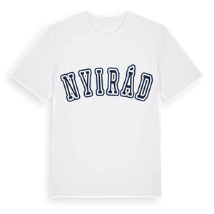 Nyirád college t-shirt – ekologisk bomull t-shirt från Pinshirt