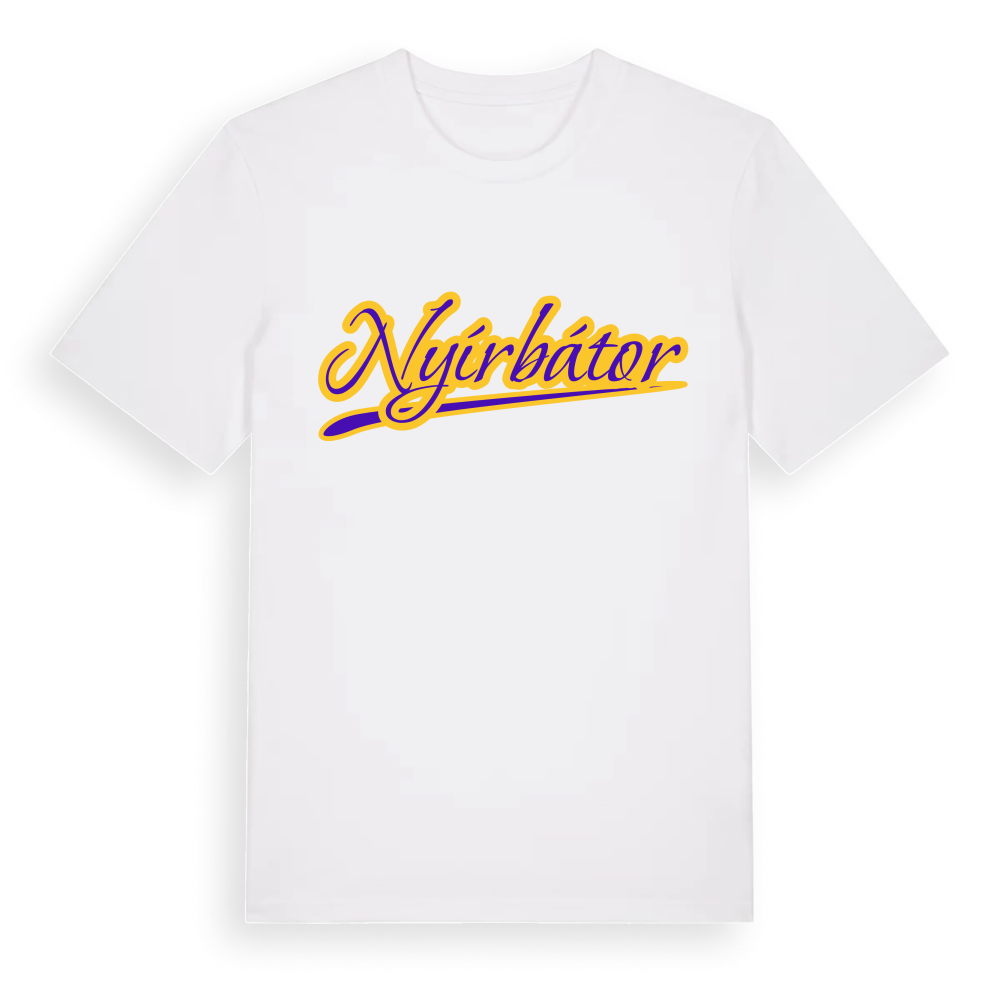Nyírbátor baseball t-shirt – White, i miljö