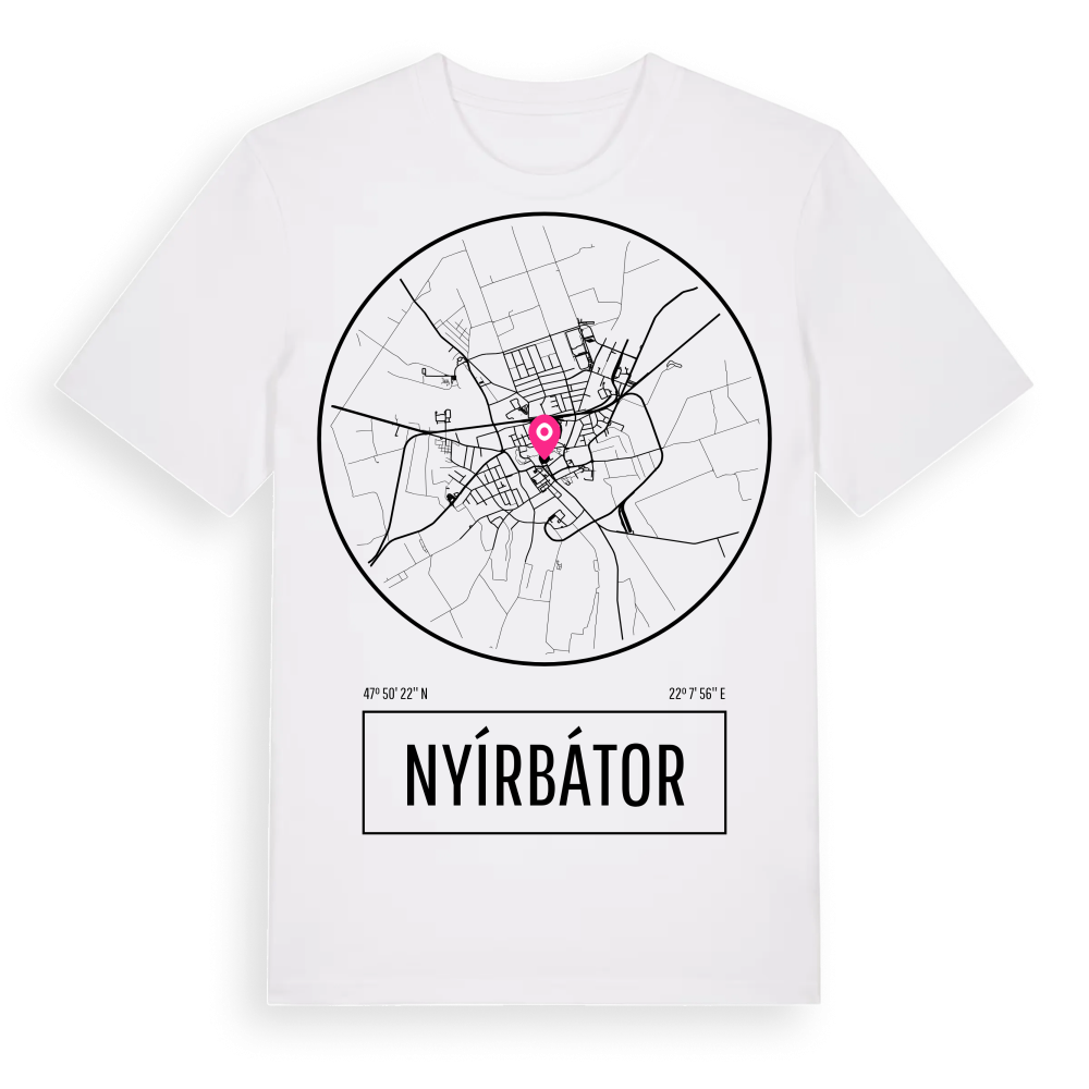 Nyírbátor t-shirt – White, i miljö