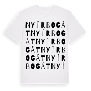 Nyírbogát ordlek t-shirt – ekologisk bomull t-shirt från Pinshirt