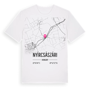 Nyírcsászári karta t-shirt – ekologisk bomull t-shirt från Pinshirt