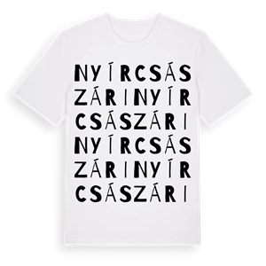 Nyírcsászári ordlek t-shirt – ekologisk bomull t-shirt från Pinshirt