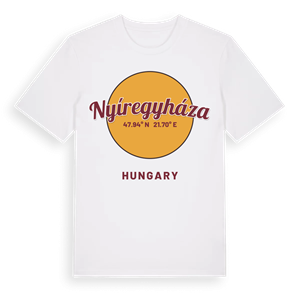 Nyíregyháza cirkel t-shirt – ekologisk bomull t-shirt från Pinshirt