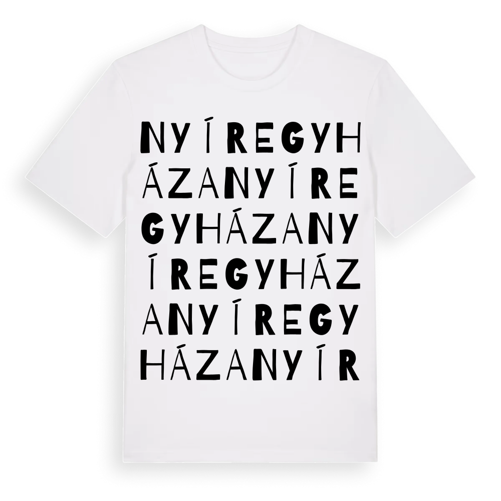 Nyíregyháza ordlek t-shirt – White, i miljö