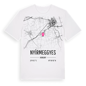 Nyírmeggyes karta t-shirt – ekologisk bomull t-shirt från Pinshirt