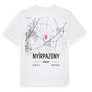 Nyírpazony karta t-shirt – ekologisk bomull t-shirt från Pinshirt