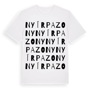 Nyírpazony ordlek t-shirt – ekologisk bomull t-shirt från Pinshirt