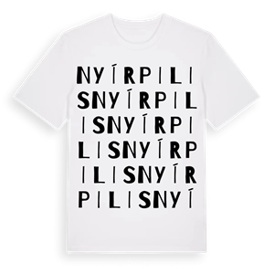 Nyírpilis ordlek t-shirt – ekologisk bomull t-shirt från Pinshirt