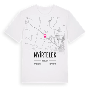 Nyírtelek karta t-shirt – ekologisk bomull t-shirt från Pinshirt