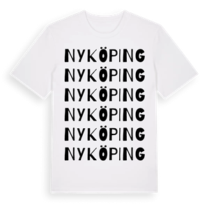 nyköping ordlek t-shirt – ekologisk bomull t-shirt från Pinshirt