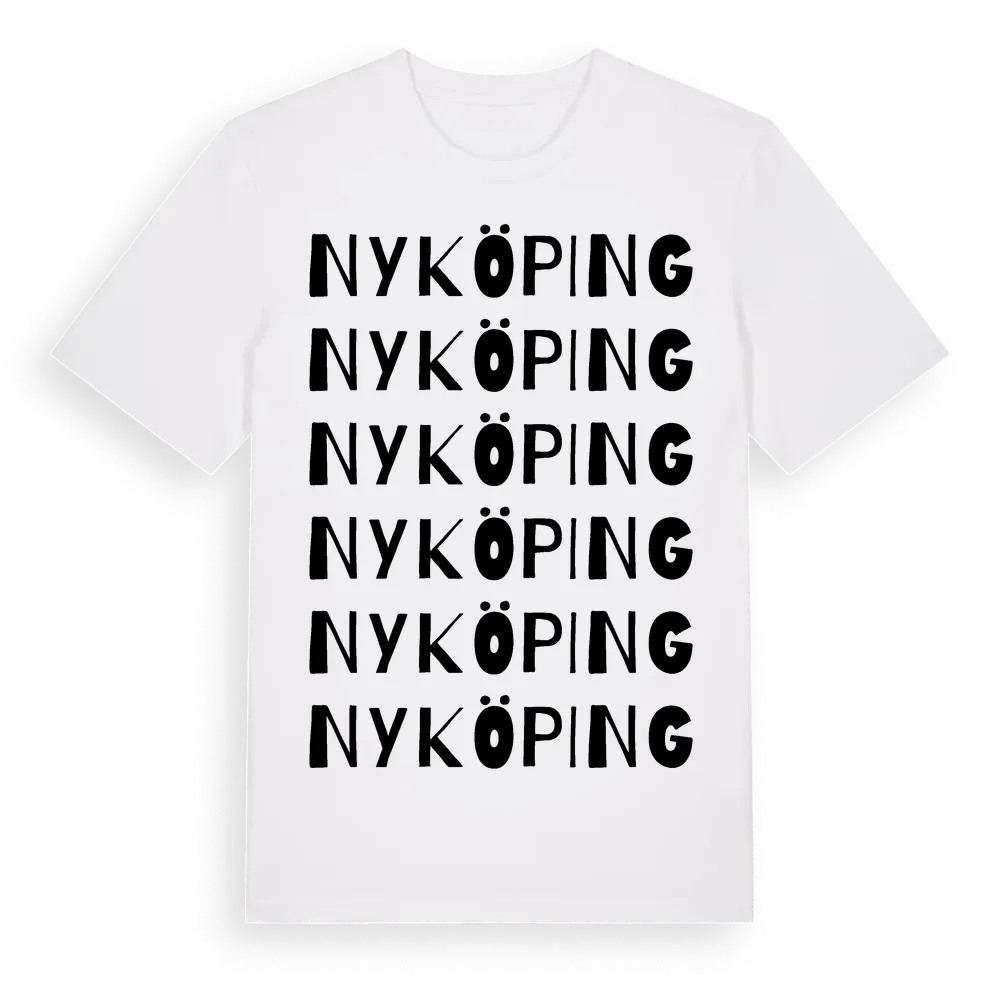 Nyköping ordlek t-shirt i miljö