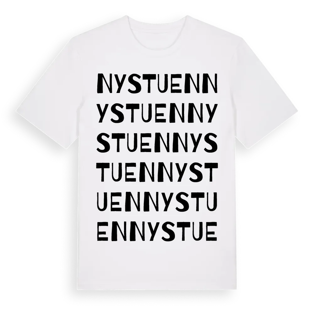 Nystuen ordlek t-shirt i miljö