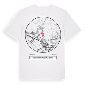 Nyugati ipari gazdasági terület t-shirt – ekologisk bomull t-shirt från Pinshirt