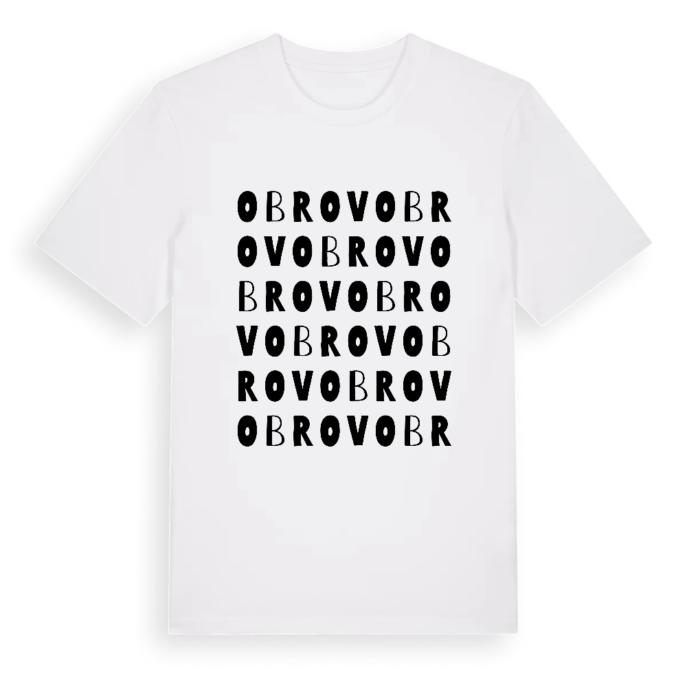 Obrov ordlek t-shirt – White, i miljö