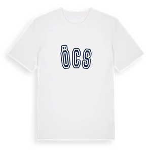 Öcs college t-shirt – ekologisk bomull t-shirt från Pinshirt