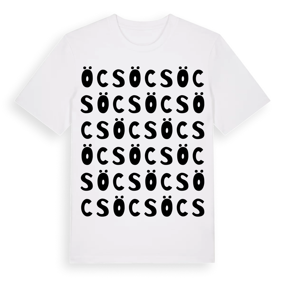 Öcs ordlek t-shirt – White, i miljö
