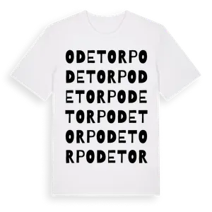 Odetorp ordlek t-shirt – ekologisk bomull t-shirt från Pinshirt