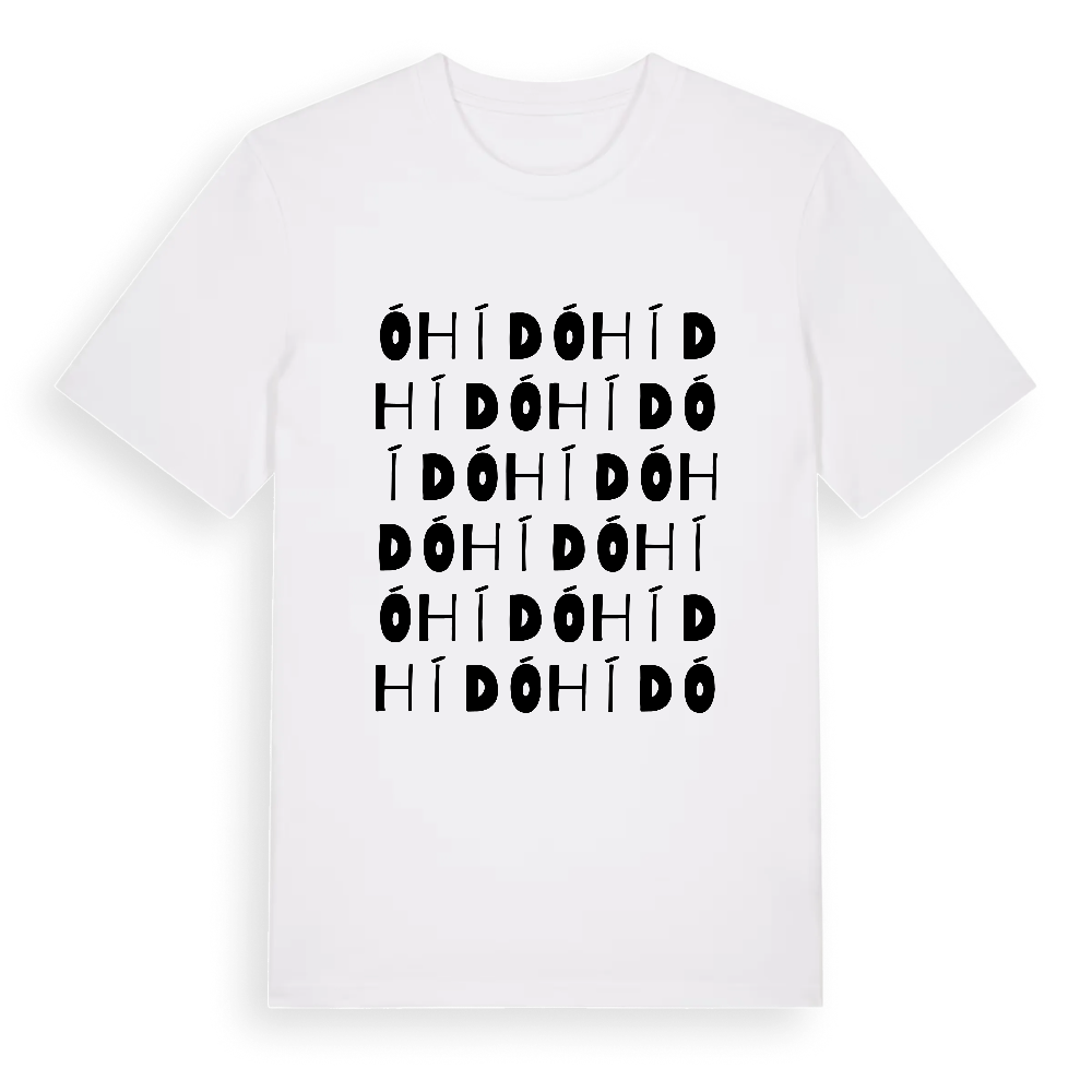Óhíd ordlek t-shirt – White, i miljö