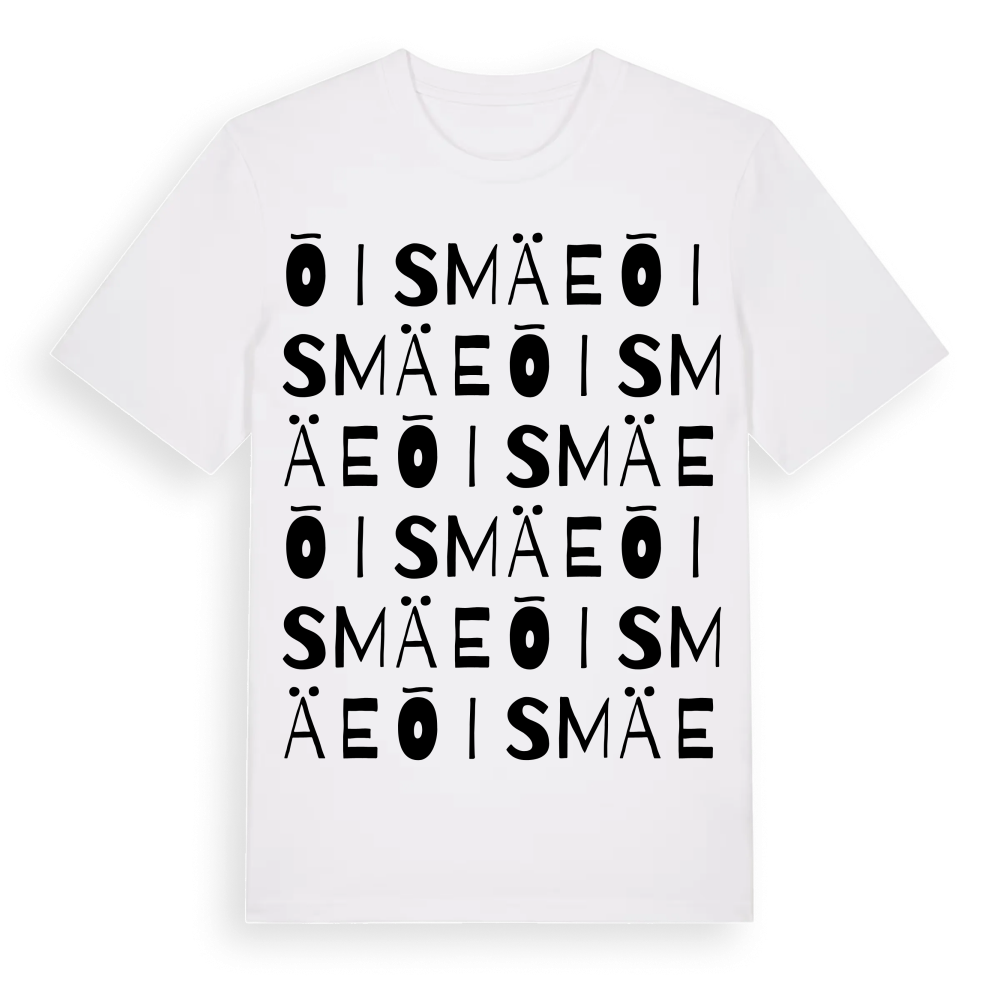 Õismäe ordlek t-shirt – White, i miljö