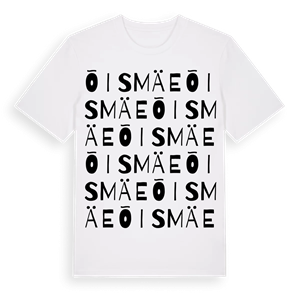 Õismäe ordlek t-shirt – ekologisk bomull t-shirt från Pinshirt