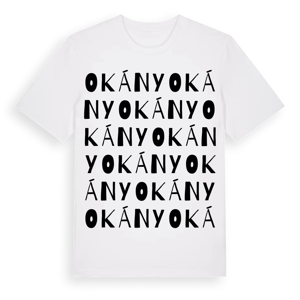 Okány ordlek t-shirt – White, i miljö