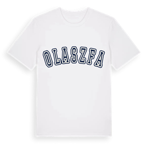 Olaszfa college t-shirt – ekologisk bomull t-shirt från Pinshirt