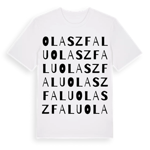 Olaszfalu ordlek t-shirt – ekologisk bomull t-shirt från Pinshirt