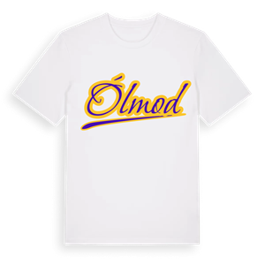 Ólmod baseball t-shirt – ekologisk bomull t-shirt från Pinshirt