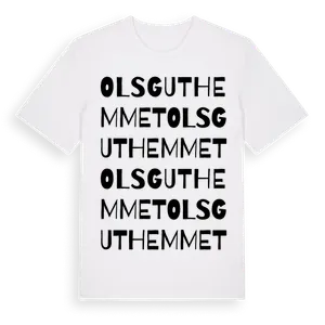 Olsguthemmet ordlek t-shirt – ekologisk bomull t-shirt från Pinshirt