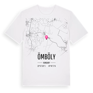 Ömböly karta t-shirt – ekologisk bomull t-shirt från Pinshirt