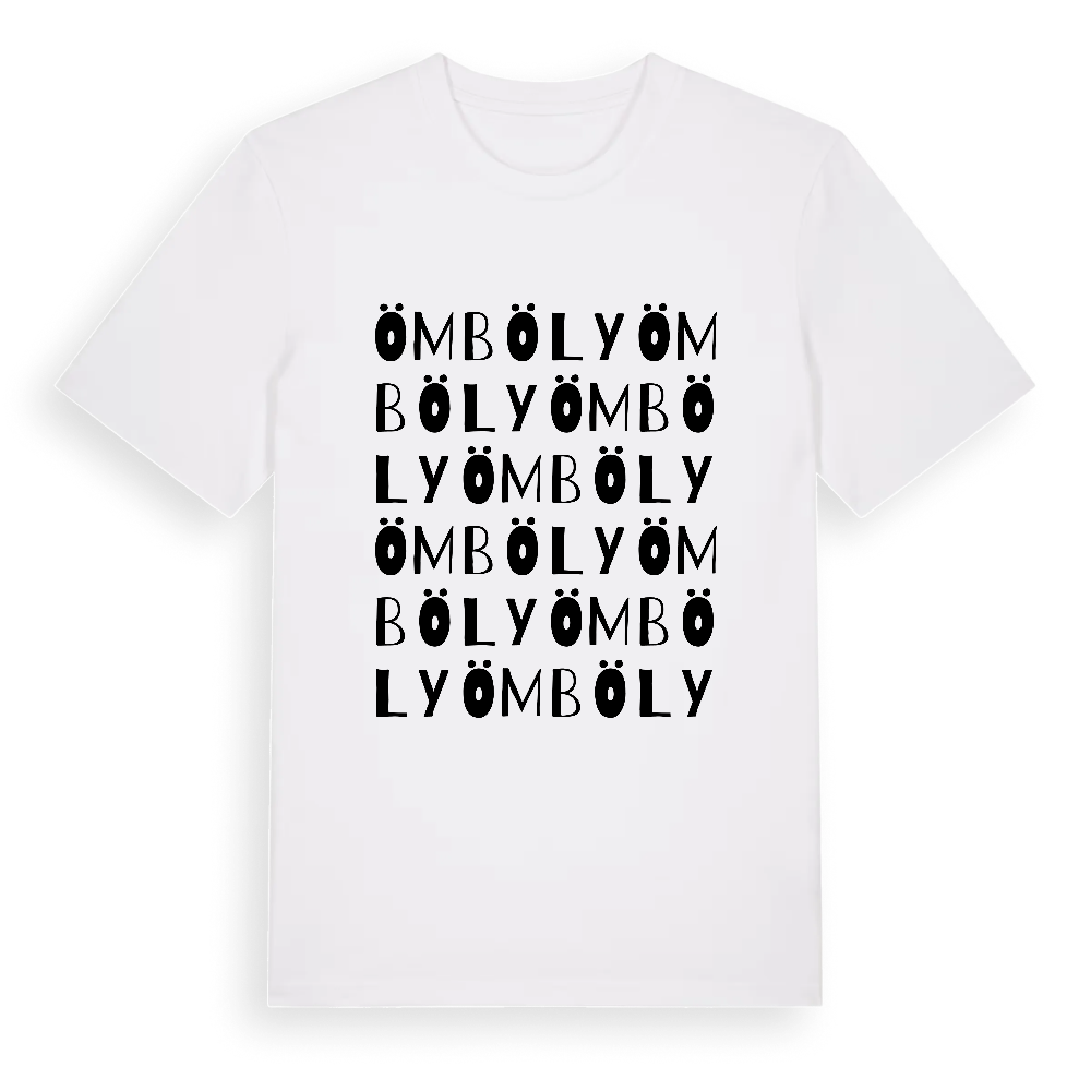 Ömböly ordlek t-shirt – White, i miljö