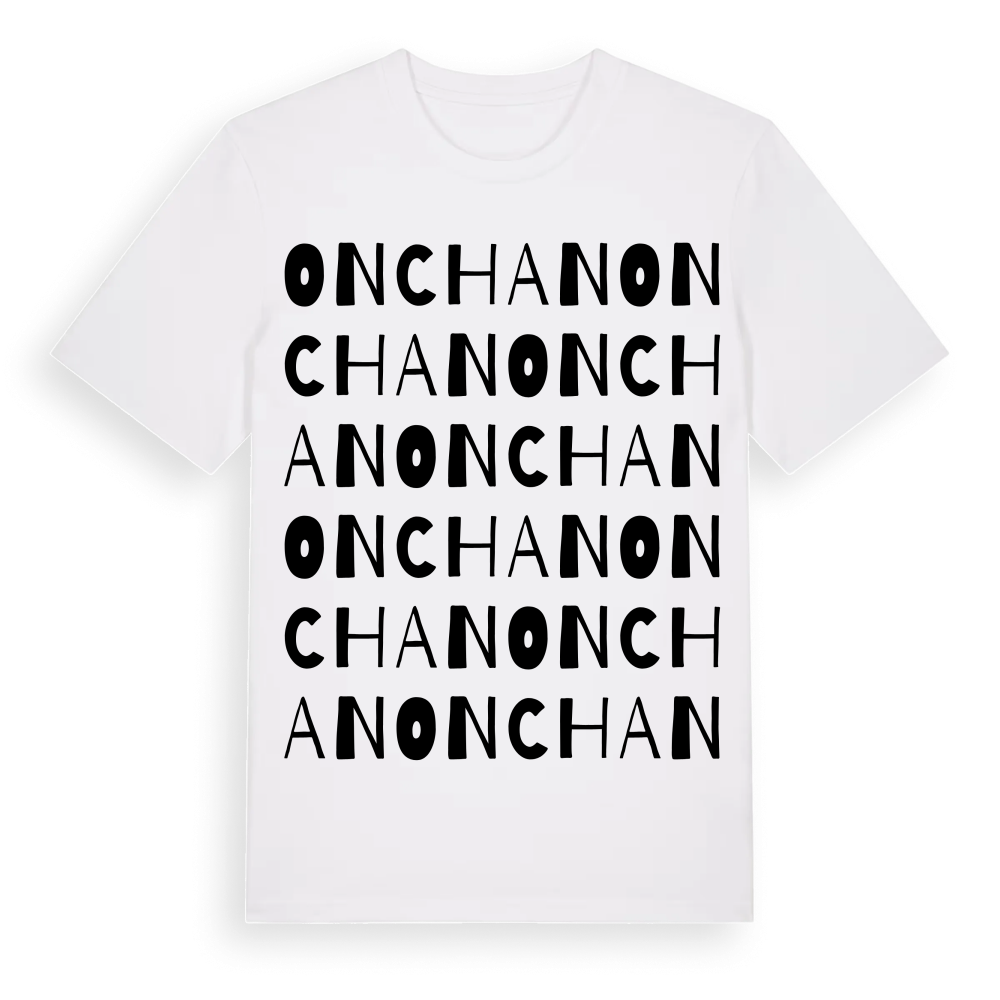 Onchan ordlek t-shirt – White, i miljö
