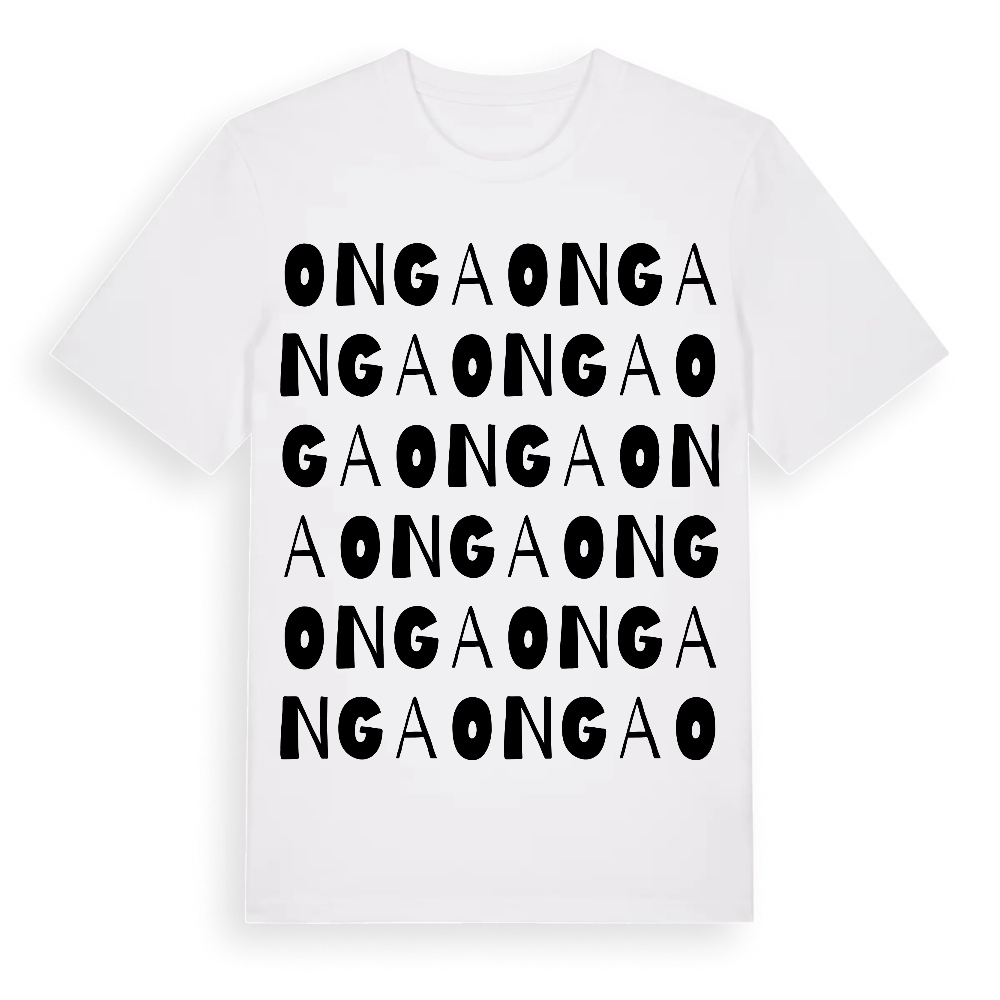 Onga ordlek t-shirt – White, i miljö